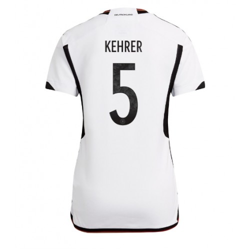 Tyskland Thilo Kehrer #5 Hjemmedrakt Kvinner VM 2022 Kortermet Tyskland Thilo Kehrer #5 Hjemmedrakt Kvinner VM 2022 Kortermet